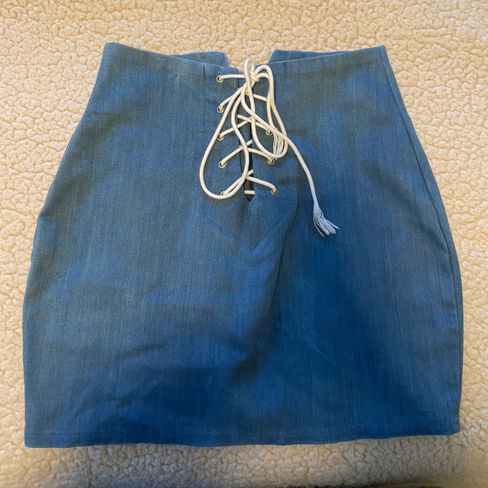 Denim skirt